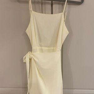 Off White Wrap Dress